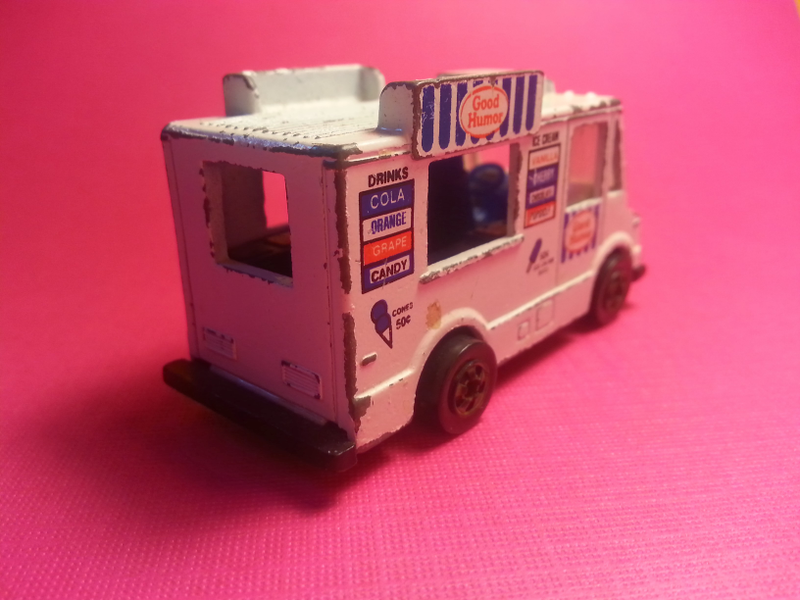 Illustration for article titled Vintage Hot Wheels: Good Humor Truck (1983) and VW Golf (1989)